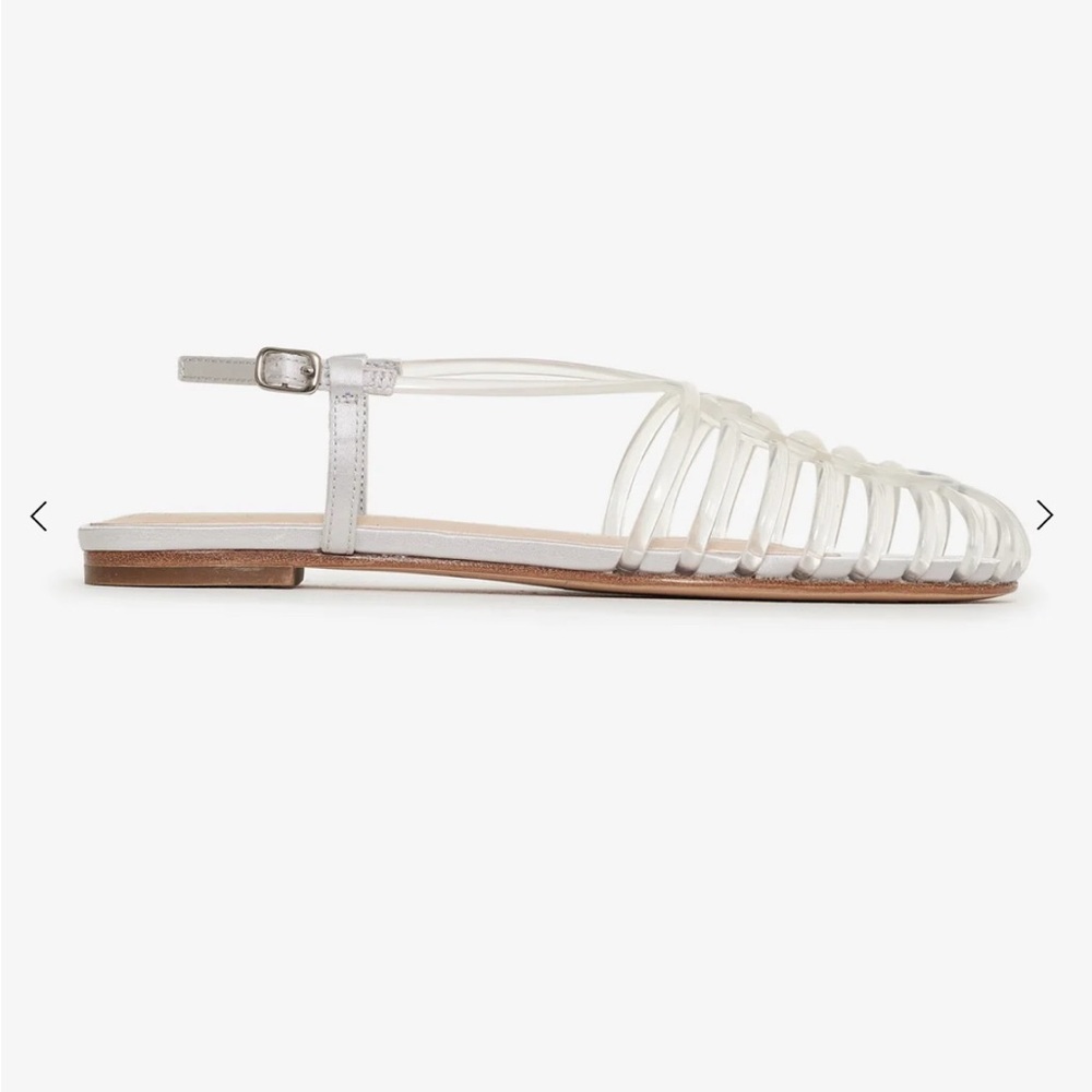 For Love And Lemons Clear Strappy Sandals - Picture 3 of 6